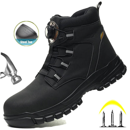 IronGuard ® Sicherheitsstiefel mit Drehknopf & Stahlkappe