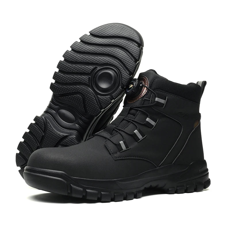 IronGuard ® Sicherheitsstiefel mit Drehknopf & Stahlkappe