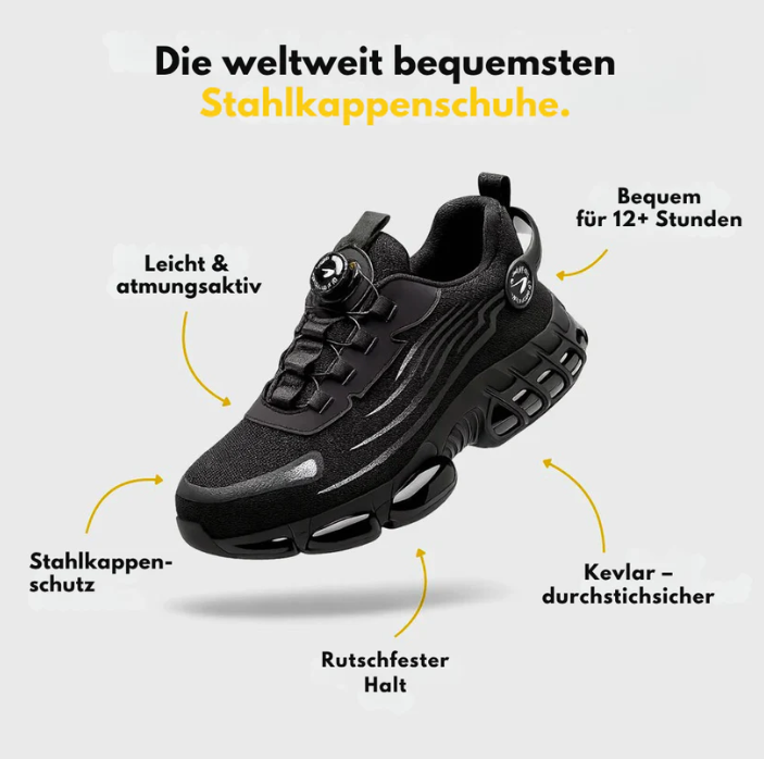 Vortex Pro ® Arbeitsschuh mit Drehverschluss – Dynamisch & Robust  & Stahlkappe