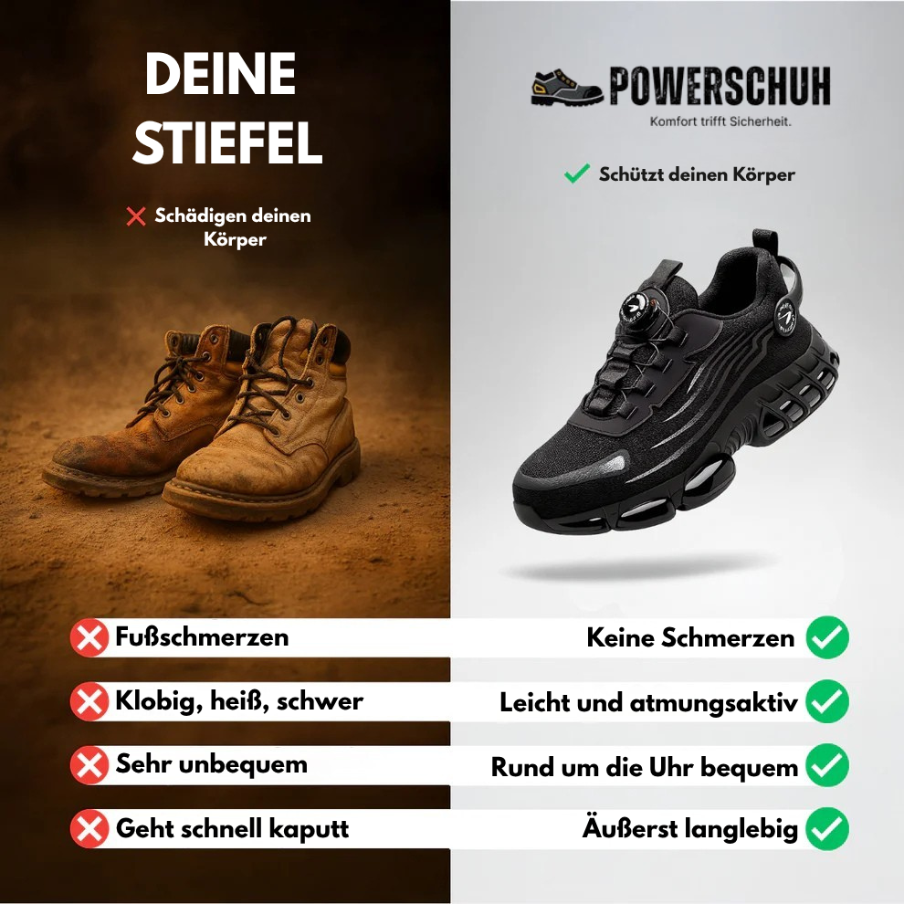 PowerSchuh™ – Die bequemsten Stahlkappenschuhe
