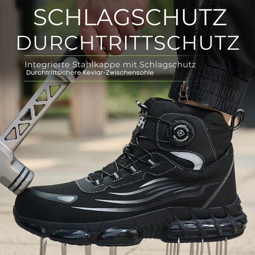 Titan Pro ® Sicherheitsschuhe mit Stahlkappe & Drehknopf