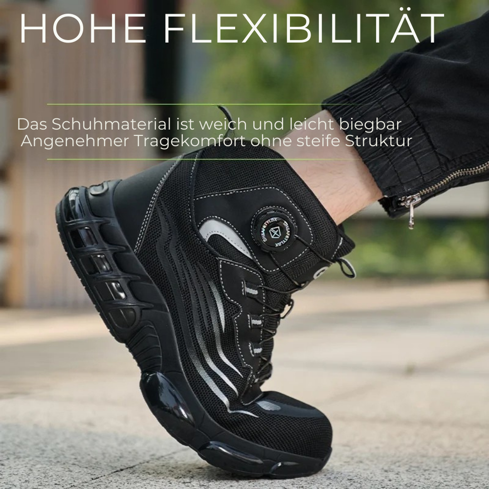 Titan Pro ® Sicherheitsschuhe mit Stahlkappe & Drehknopf